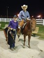 IQHA Ranch Horse Futurity High earning 2 Year Old was determined. Coded N Freckled is a home raised offspring sired by Electric Code out of Miss Colonial Crocker. Proudly owned by Fallon Marth and Loren Herschberger. 